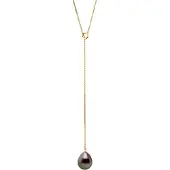 ATELIERS SAINT GERMAIN Halskette LASSO – Echte Zuchtperle Birne 8-9 mm