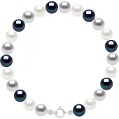 ATELIERS SAINT GERMAIN Armband aus echten Süßwasser-Zuchtperlen rund 6-7 mm