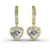 MYC Paris Only Love Ohrringe - Gold und Kristall
