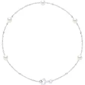 ATELIERS SAINT GERMAIN Armband – 5 echte Süßwasser-Zuchtperlen rund 4–5 mm