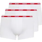 HUGO Dreierpack Boxershorts aus Stretch-Baumwolle mit Logo-Bund Grösse XL