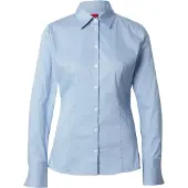 HUGO Slim-Fit Bluse aus bügelleichtem Baumwoll-Mix mit Twill-Struktur Grösse 40