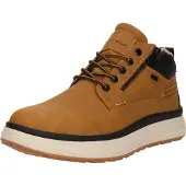 Tom Tailor Winterboots , Herren, Gr. 42, camelfarben, Lederimitat, kontrastfarbene Details, Schuhe Winterboots, mit wasserabweisender Funktion