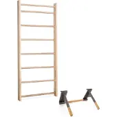 Sport-Thieme Sprossenwand mit Klimmzug-Dip-Stange, Sprossenwand 210x80 cm
