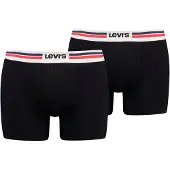 Levi's Levis Boxershorts "LEVIS MEN PL SPW LOGO BOXER BRIEF ORG 2P" mit breitem Logobund