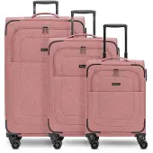 Redolz Essentials 12 Trolley-Set 3-teilig Rose altrosa 55cm