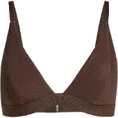 Adidas Damen Bikinioberteil Iconisea Ribbed Padded Triangle Bikini Top