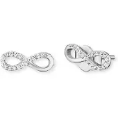 Engelsrufer Damen-Ohrstecker Infinity 925er Silber Farbstein Engelsrufer Silber