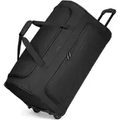 Redolz Reisetasche Trolley Duffle Essentials Wheeled Duffle Black schwarz 71cm