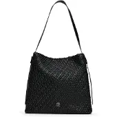 Tommy Hilfiger Handtasche Th Braided Maxi Hobo AW0AW18161 Schwarz