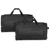 Redolz Reisetasche Trolley Duffle Essentials Wheeled Duffle Set L + L L Black schwarz 71cm