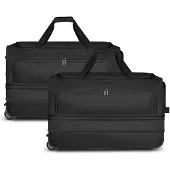 Redolz Reisetasche Trolley Duffle Essentials Wheeled Duffle Set L Exp. + L Exp. L Black schwarz 70cm