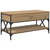 vidaXL Couchtisch Artisan-Eiche 100 x 50 x 50 cm Holzwerkstoff