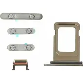 OEM Button Set für iPhone 11 Pro gold