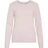Vila Rundhalspullover "VIRIL O-NECK L/S KNIT TOP - NOOS" Viskosemischung, regular fit
