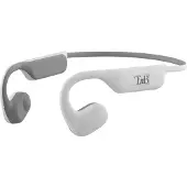 TNB T'NB - Supra-aurales drahtloses Bluetooth-Headset, de Knochenleitungs-Kopfhörer, Design mit touch control und de Ladeetui, Farbe white