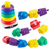 Fisher Price Mattel 80th Anniversary RAS + Snap Lock Beads Bundle
