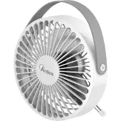 Ardes AR5F03, Haushalts-Lamellenlüfter, Grau, Weiß, Tisch, 10 cm, IPX0, USB