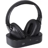Trevi FRS 1490 RW, Kabellos, Anruf/Musik/TV, 480 g, Kopfhörer, Schwarz