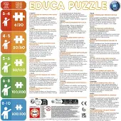 Educa Puzzle 2x100 Teile Haus Außen/innen Mehrfarbig Mehrfarbig One Size