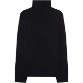 Seidensticker Strickpullover , Herren, Gr. S, schwarz, 80% Wolle, 15% Polyamid, 5% Kaschmir, unifarben, oversize, ohne Ausschnitt, Pullover Strickpullover, 1/1 Stehkragen Uni