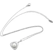 NAEMI Women Necklace in Silver White | Gr.: onesize