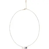 NAEMI Women Necklace in Rose Gold Navy | Gr.: onesize