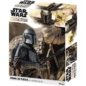 PRIME 3D Das Mandalorianische Lentikularpuzzle 500 Teile
