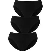 Mey Jazz-Pants Slips "LIGHTS", Damen, Gr. 36 (36), schwarz, Single Jersey, Obermaterial: 55% Baumwolle, 40% Viskose, 5% Elasthan, körpernah, Unterhosen Jazz-Pants Slips, ohne störende Seitennähte