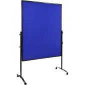 Legamaster Moderationswand PREMIUM PLUS klappbar, Textil, blau