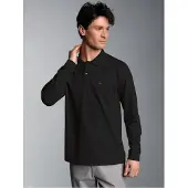 Trigema Poloshirt "Langarm Poloshirt mit Armbündchen" 1 Stk.