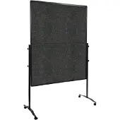 Legamaster Moderationswand PREMIUM PLUS klappbar, Textil, anthrazit