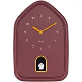 Karlsson – Moderne Hunde-Wanduhr – Bordeauxrot – Ø29,1 cm