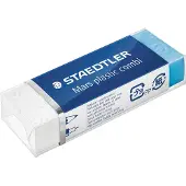 Staedtler Mars Plastic Radierer combi weiß-blau