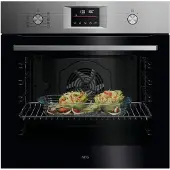 AEG Series 5000 OU5PB40SM, Medium, Elektrischer Ofen, 72 l, 2990 W, 72 l, Multitech