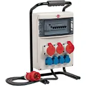Brennenstuhl 1154900011, Standard, Kunststoff, Weiß, 7 AC-Ausgänge, 2 m, 400 V