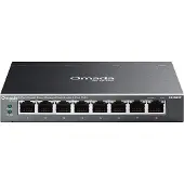 TP-LINK Omada ES208GP, Managed, L2, Gigabit Ethernet (10/100/1000), Power over Ethernet (PoE), Rack-Einbau, DIN rail