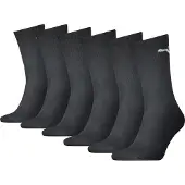 Puma Socken "UNISEX CREW SOCK 6P ECOM" 6 Paar, Cat-Logo, Frottee-Sohle, Ripp-Bündchen