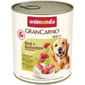 Animonda GranCarno ADULT RIND + KANINCHEN MIT KRÄUTERN 12 x 800 g