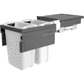 Hailo Wäschesammler 3270811 Laundry Carrier 45 LC Slide SC 66 Liter