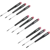 Toolcraft Schraubendreher-Set 9teilig Schlitz, Kreuzschlitz Phillips, T-Profil