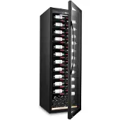 mQuvée Freistehender Weinkühlschrank - WineExpert 192 Fullglass Black Label-view