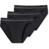 Schiesser Slip , Herren, Gr. 8, 3 Stk., schwarz, 95% Baumwolle, 5% Elasthan, Unterhosen Slip
