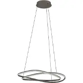 Eglo Guntin LED-Hängelampe grau 62 cm Metall CCT - , Guntin, dimmbar, Grau, für Wohnzimmer, Metall, Modern