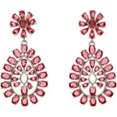 NAEMI Women Earrings in Silver Pink | Gr.: onesize