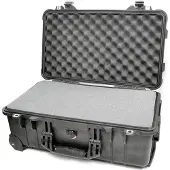Peli 1510 Koffer Schaumstoff Schwarz