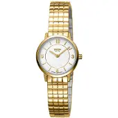 Boccia 3371-05 Damenuhr Titan Goldfarben mit Saphirglas