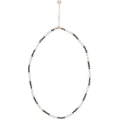 NAEMI Women Necklace in Silver White Black | Gr.: onesize