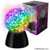 Partyfunlights Color Changing Glitter Ball