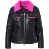 Angel of Style Lederjacke in schwarz | Gr.: 52
